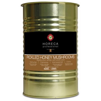 Honey mushrooms pickled KKF, 4,2 kg / 2,36 kg